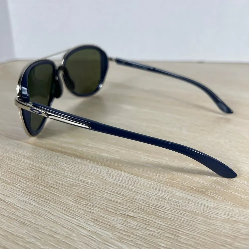 Oakley Split Time OO4129-0958 Sunglasses READ DESC Navy Blue Frame 58-13-133